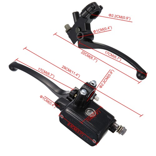 Motorrad Lenker Bremszylinder 7/8" 22mm Universal Bremshebel Kupplungshebel - Image 2
