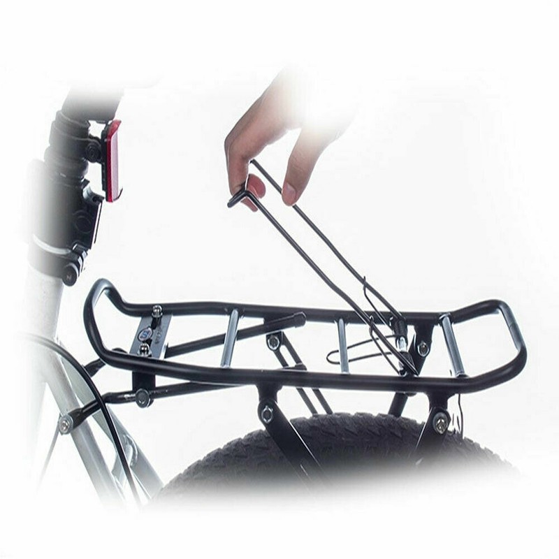 Mugrang Fahrrad Gepäckträger Universal Schwarz Alu 24-28 Zoll Gepäckträger - Image 4