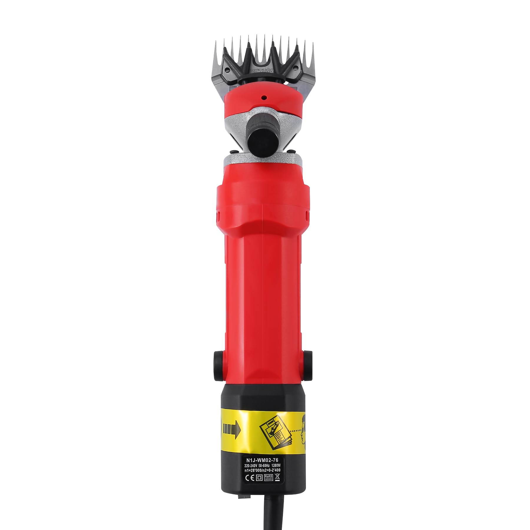 KayEsampra 1200W Fachmann Elektrische Schafschere, Tierpflege Schafschermaschine Alpakas, Ziegen und mehr, 6 Geschwindigkeiten Schwerlast Farm Livestock Haircut mit Koffer - Image 4