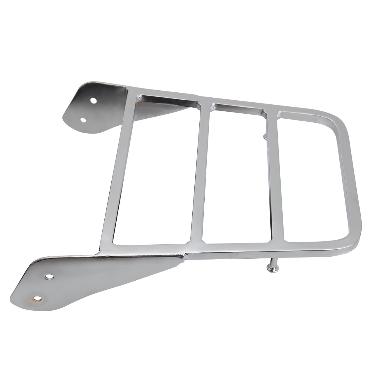 Samger Motorrad Chrom Sissy Bar Gepäckträger Rückseite Fit für Yamaha V-Star 400 650 1100 Classic - Image 4
