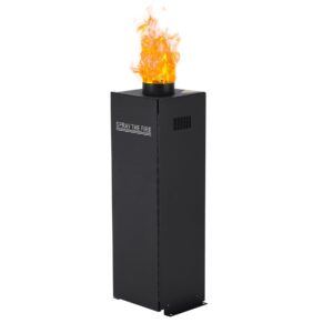 H-YEEU 200W Flammeneffektmaschine, Flammenprojektor Bühneneffektmaschine, DJ Jet Flame, Feuermaschine für Bars, Konzerte, Shows, Partys, Halloween, Weihnachten, Sportevents - 1 Stück