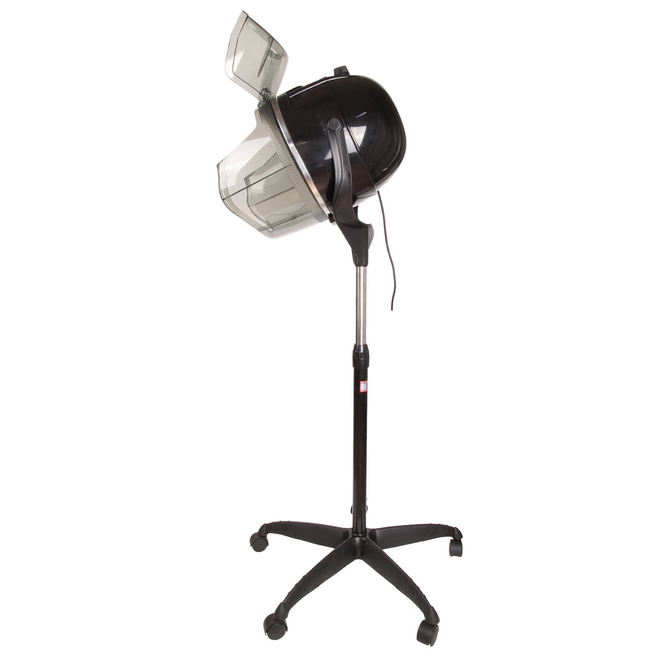 SAMGER Haartrockner mit Stativ, Profi 1050W Friseur Haartrockenhaube, Höhenverstellbar 78-128cm, Schaltuhr 0-60 Min, Verstellbar Temperatur 0-75℃, Trockenhaube für Friseursalon, Schwarz - Image 2
