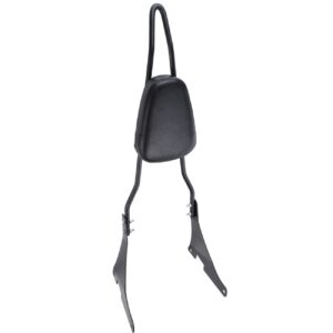 Samger Sissy Bar Hinten Abnehmbare Rückenlehne Fit für Harley Sportster XLH883 XL883R XL883C XLH1200 Schwarz