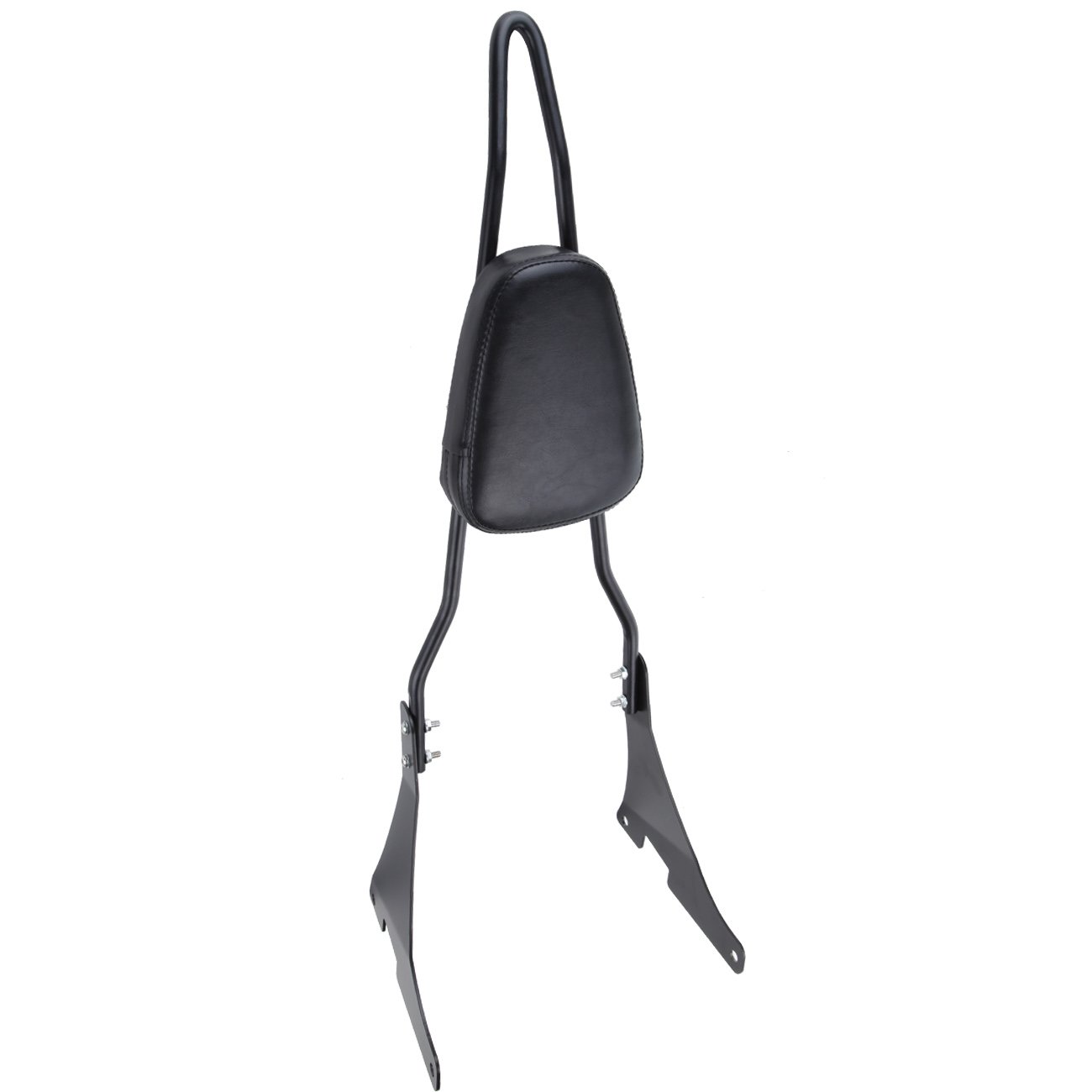 Samger Sissy Bar Hinten Abnehmbare Rückenlehne Fit für Harley Sportster XLH883 XL883R XL883C XLH1200 Schwarz
