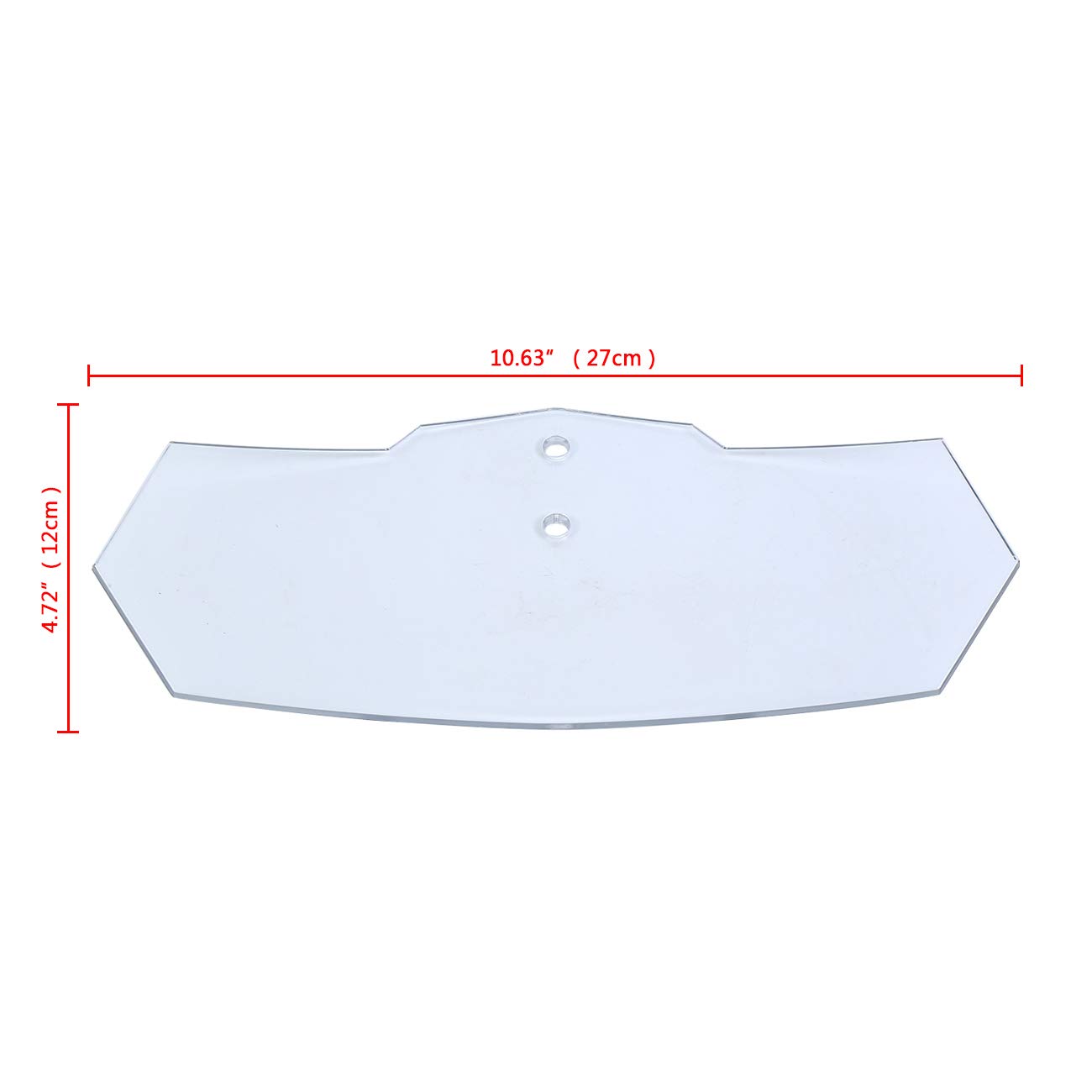 Samger Motorcycle Clip-on Erweiterung Windschutzscheibe Deflector Universal - Image 2