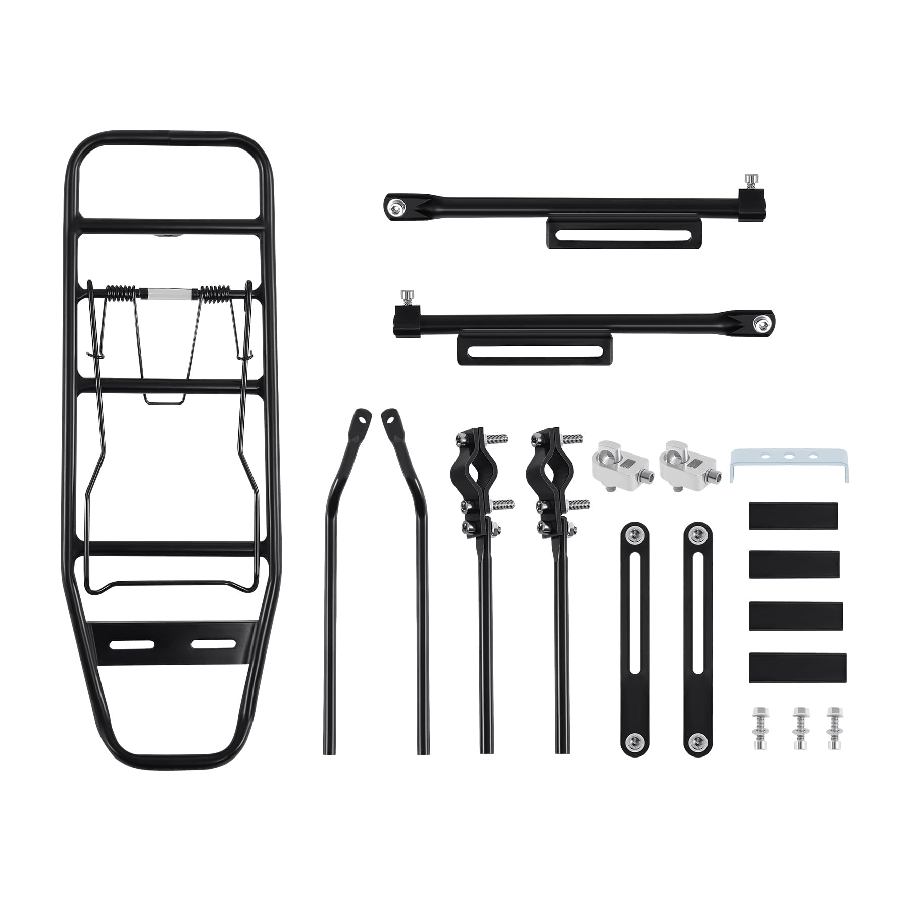 KayEsampra Alu Fahrradgepäckträger, Für 24-29 Zoll, Belastbar bis 50 kg, Fahrrad Gepäckträger, MTB Mountainbike Rear Rack Schwarz - Image 4