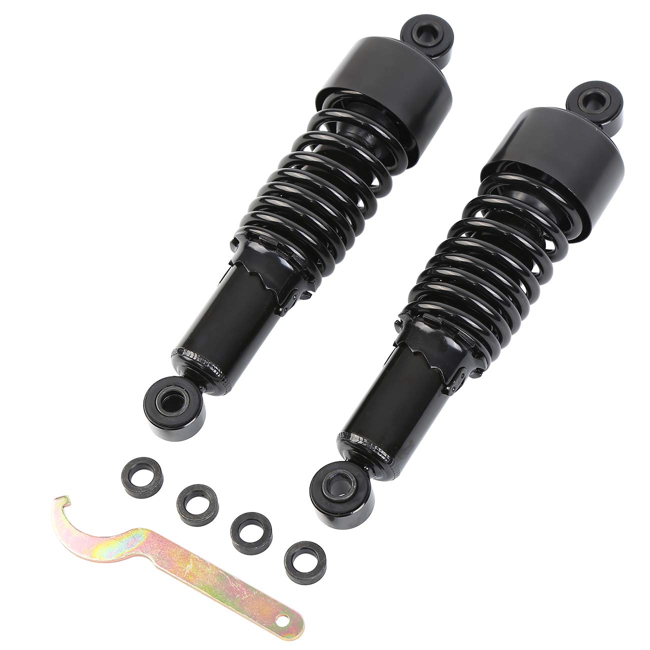 Samger Motorrad 267mm 10,5 "Hinterer Stoßdämpfer Hinterradaufhängung Fit für Harley Sportster 2004-2012 (Schwarz) - Image 4