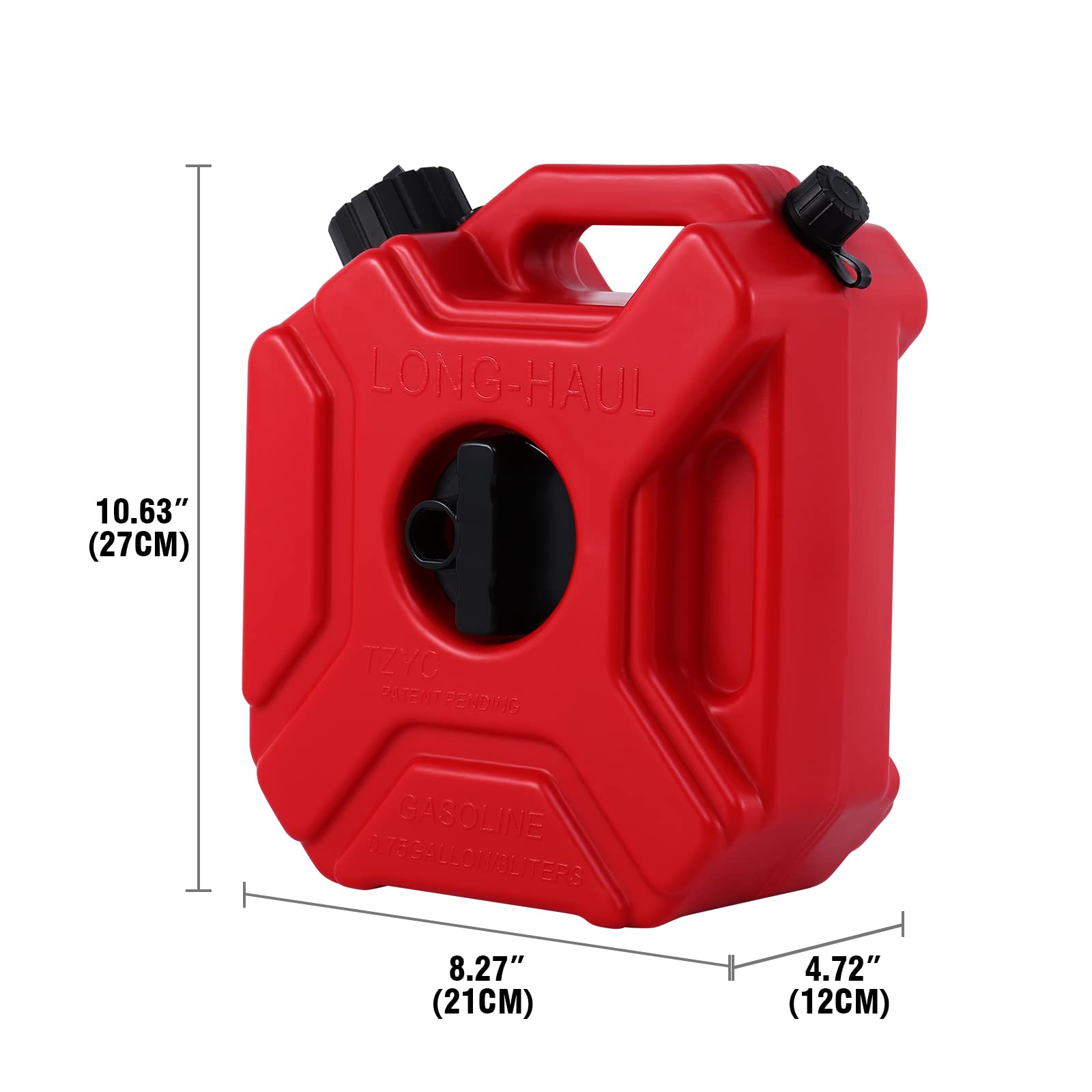 Samger Samger 3L Rot Kraftstofftank Benzinkanister für ATV UTV Motorrad - Image 3