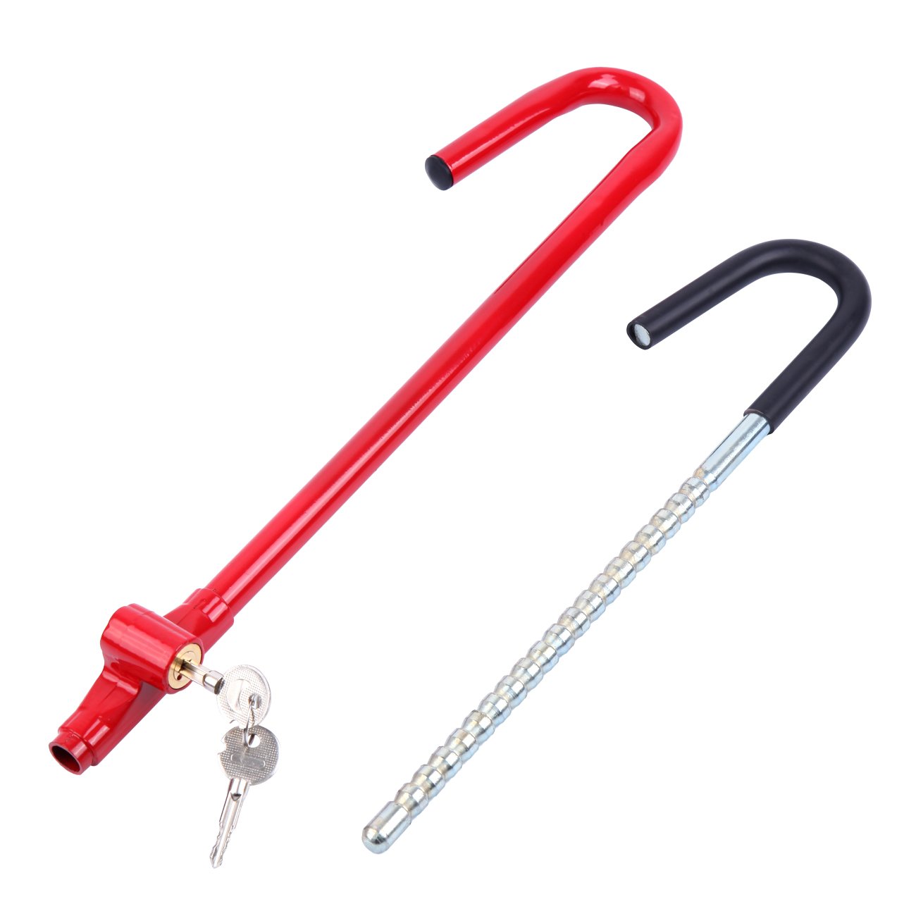 Samger Lenkrad und Bremspedalsperre Verstellbares Anti-Diebstahl-Autogerät geeignet für einen Abstand von 45 cm bis 65 cm - Image 2