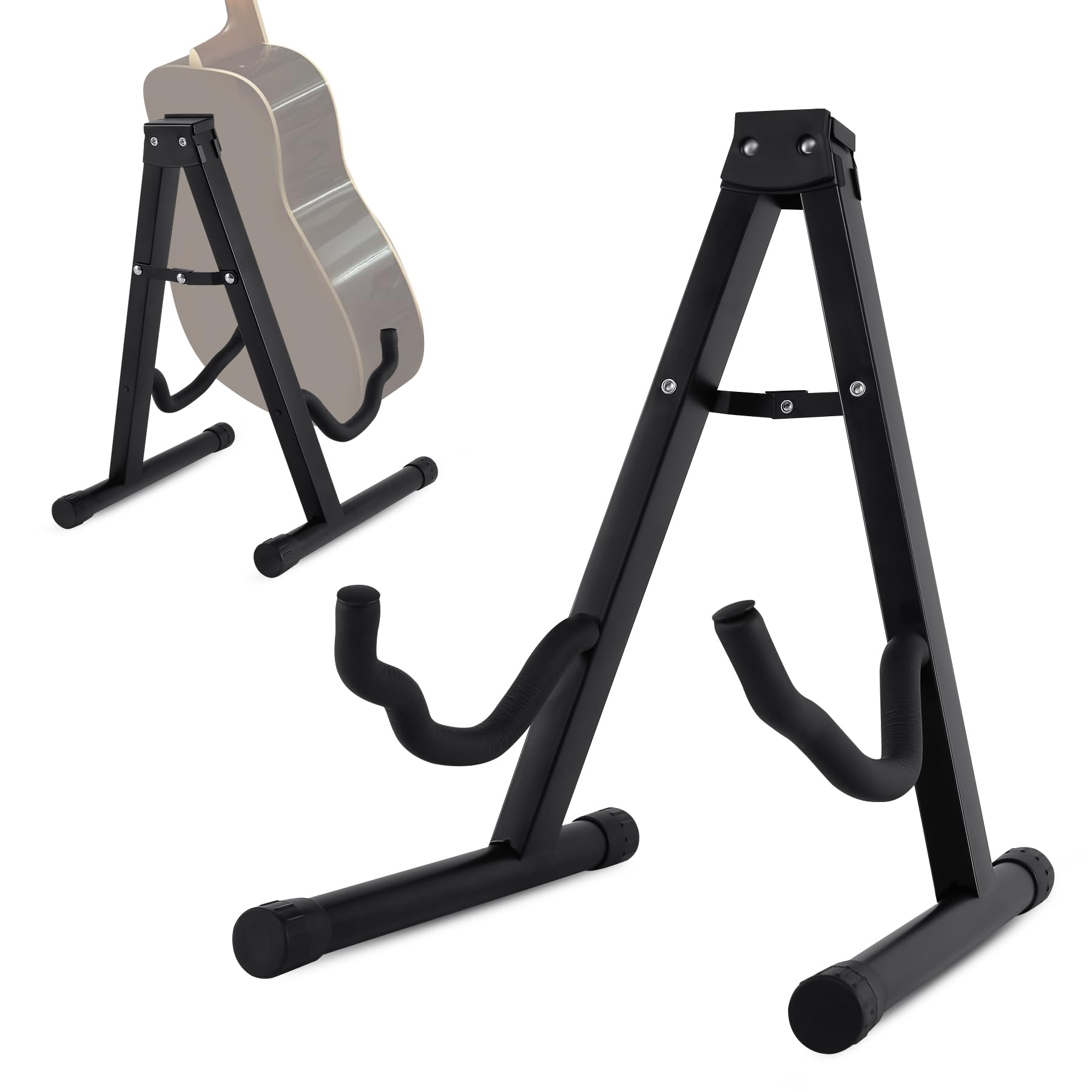 Ridgeyard Universal Gitarrenständer Aufklappen, für Akustikgitarre E-Gitarren- und Bassgitarre ,A-Form