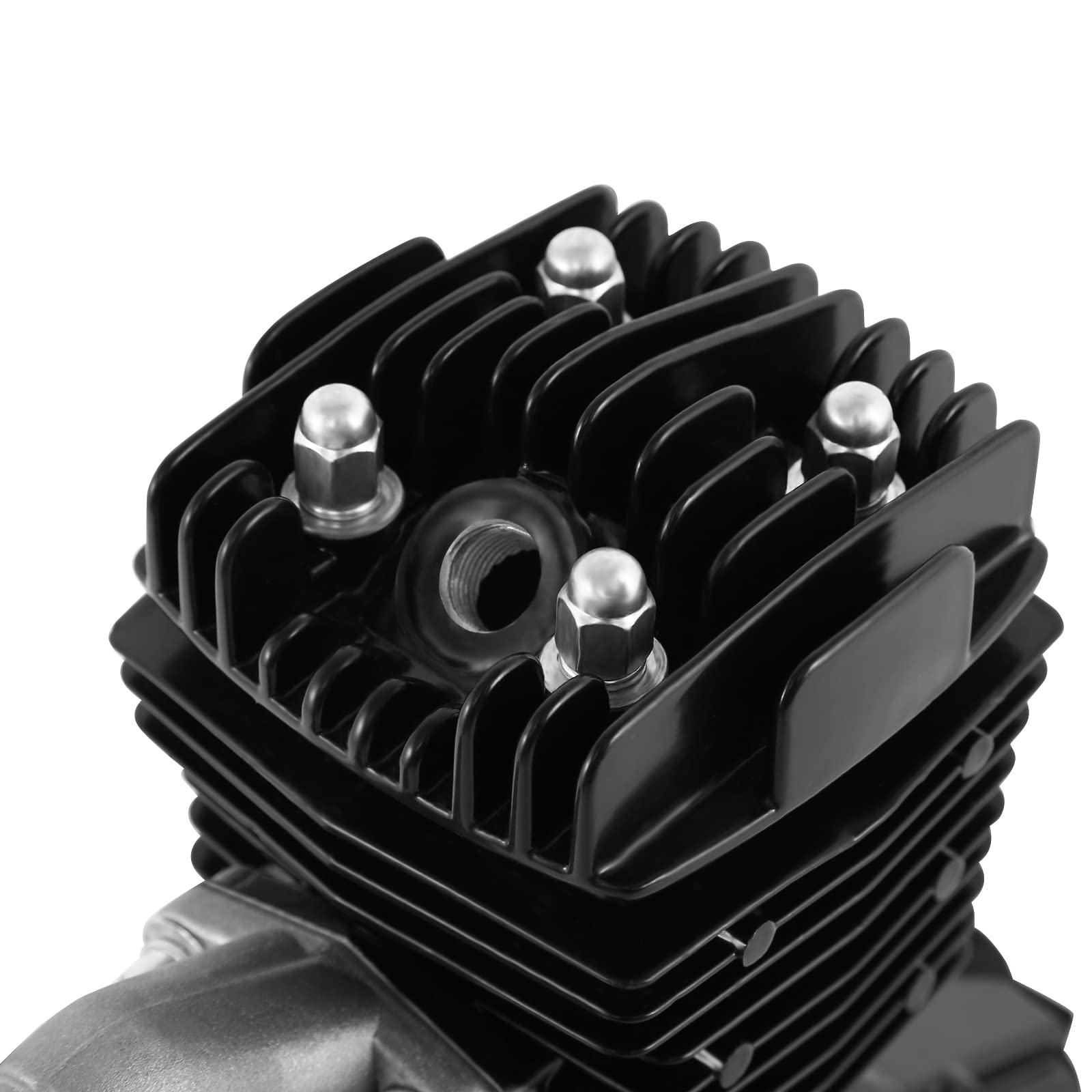 2 Temps kit Moteur vélo 50cc Gaz Motorisé Moteur Kit de Conversion de Vélo Noire - Image 4