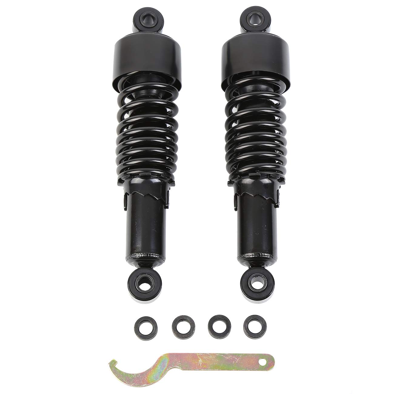 Samger Motorrad 267mm 10,5 "Hinterer Stoßdämpfer Hinterradaufhängung Fit für Harley Sportster 2004-2012 (Schwarz) - Image 3
