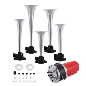 H-YEEU 12V 125db 5 Klang Fanfare La Cucaracha Lufthorn Hupe Sirene Kompressor Autohupe