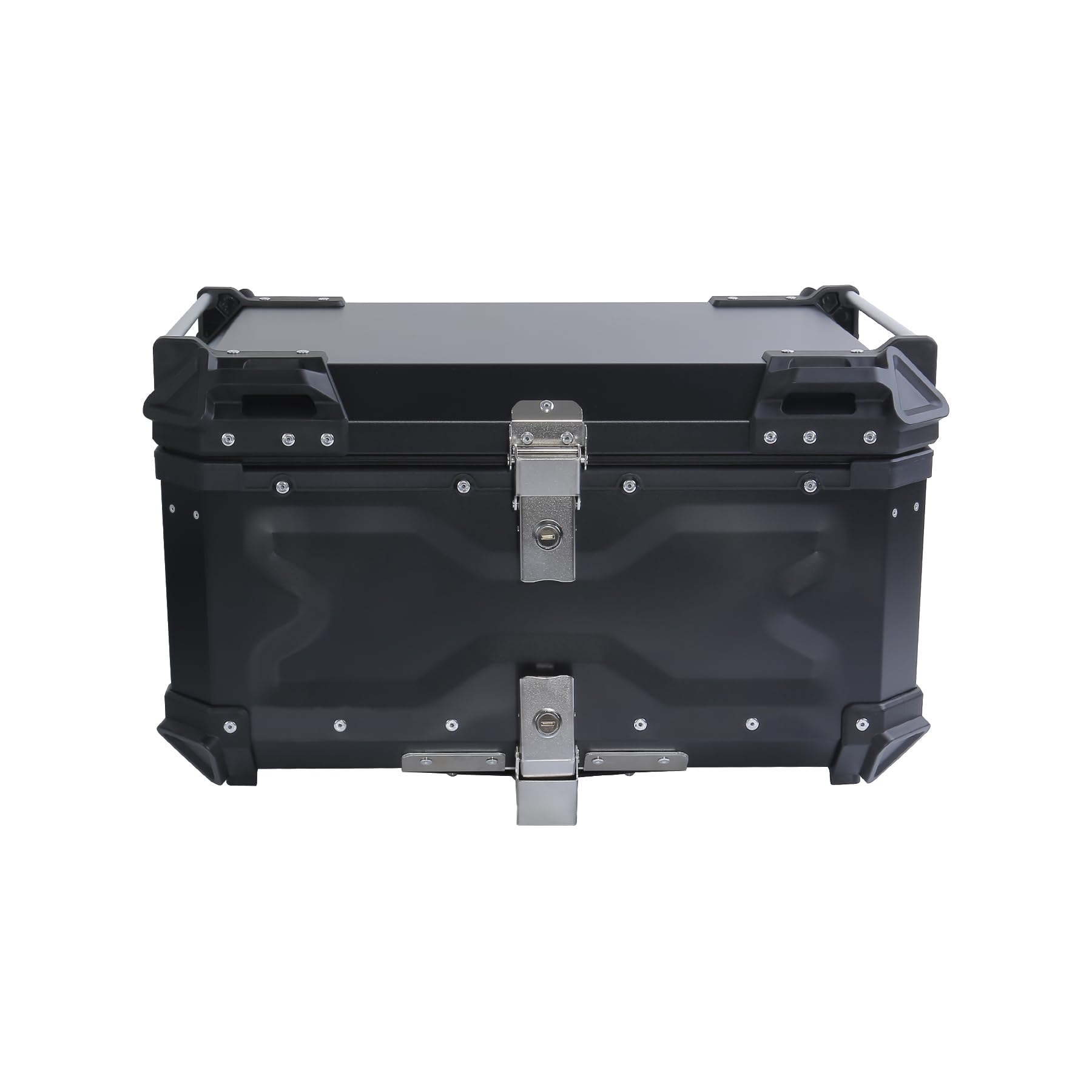 H-YEEU Topcase Motorrad, 65L Aluminiumlegierung Topcase für Roller, Motorradkoffer mit Schnellverschluss – mit 2 Schlüsseln und reflektierendem Aufkleber - Image 3
