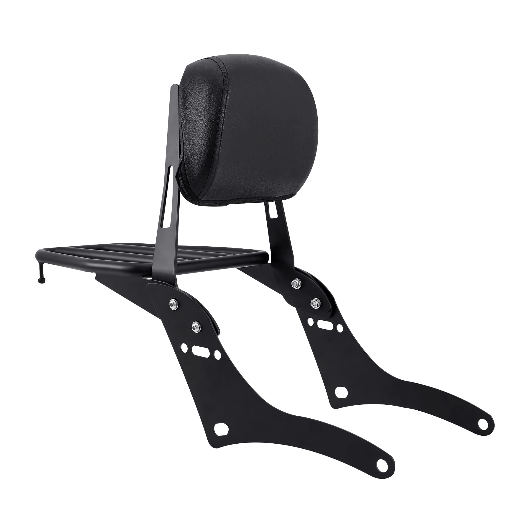 H-YEEU Motorrad Rückenlehne Sitzpolster mit Gepäckträger fit für Rebel CMX500 CMX300 2017-2020 Beifahrer-Rückenlehne Sissy Bar