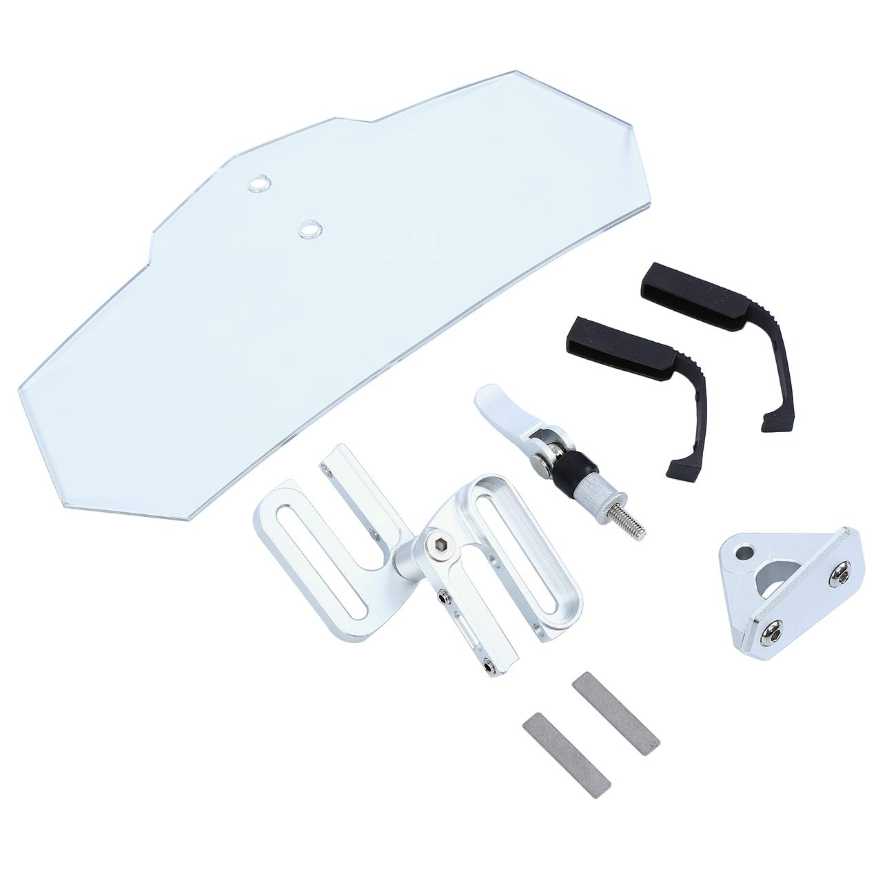 Samger Motorcycle Clip-on Erweiterung Windschutzscheibe Deflector Universal - Image 3