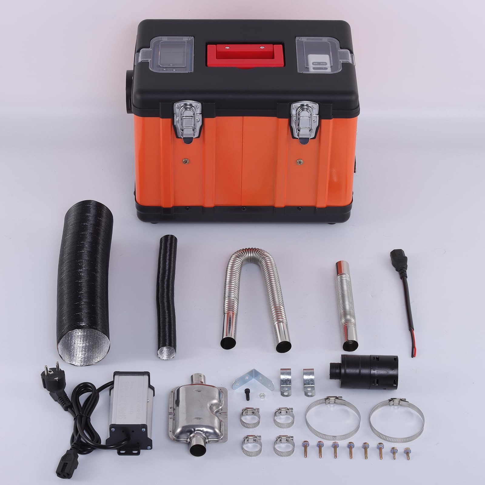 H-YEEU 8KW Diesel Standheizung, 110-220V & 12V & 24V Tragbare Dieselheizung mit Bluetooth APP & Adapter, Höhenmodus 5500m max,6L Kraftstofftank, Heizung für Auto, LKW, Boot, Wohnmobil - Image 3