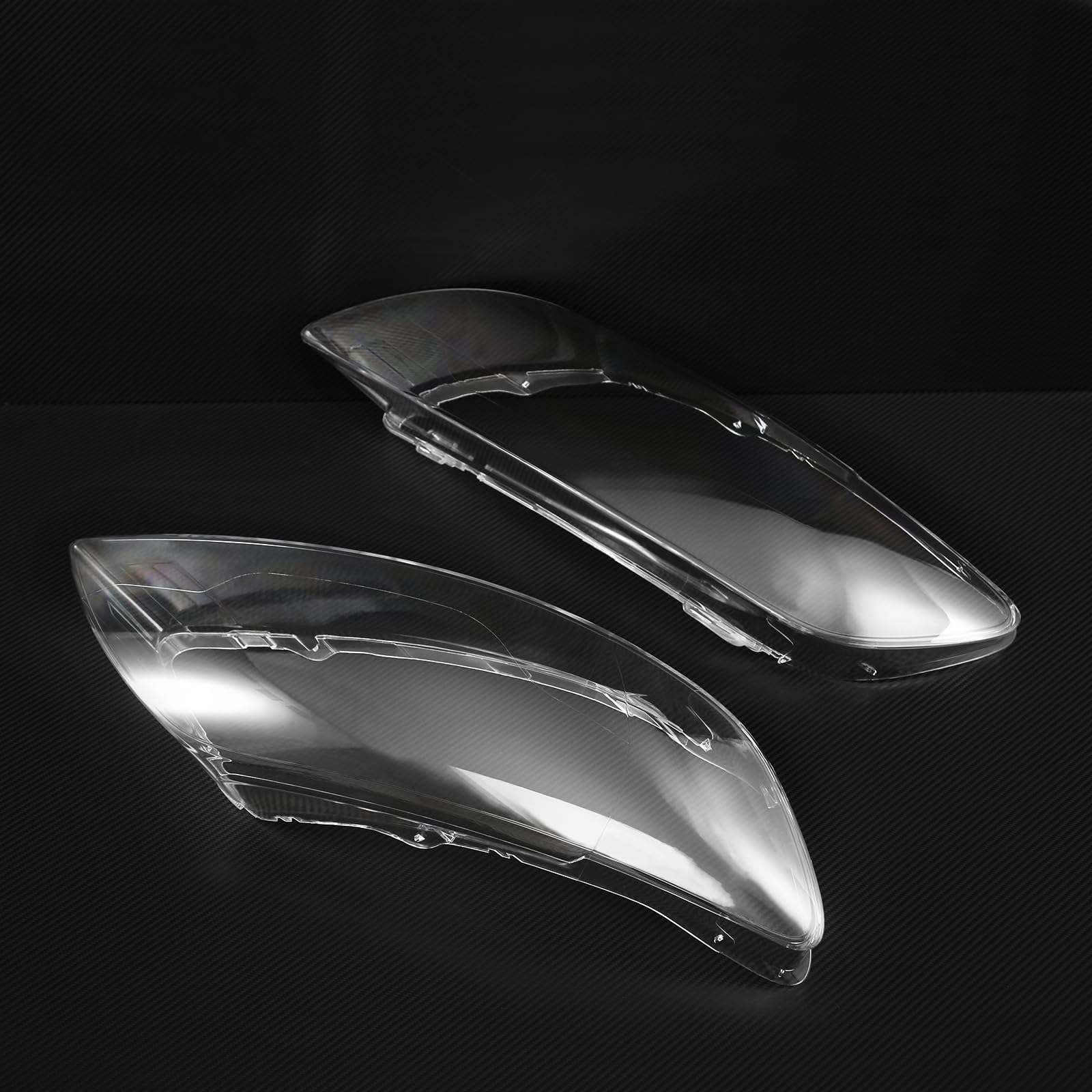 H-YEEU Scheinwerferglas Streuscheiben Abdeckung Links Rechts Kompatibel mit Audi Q7 2006-2015 - Image 3