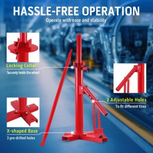 H-YEEU Manueller Reifenmontiergerät Reifenwechsler Reifenmontiermaschine Montagehilfe